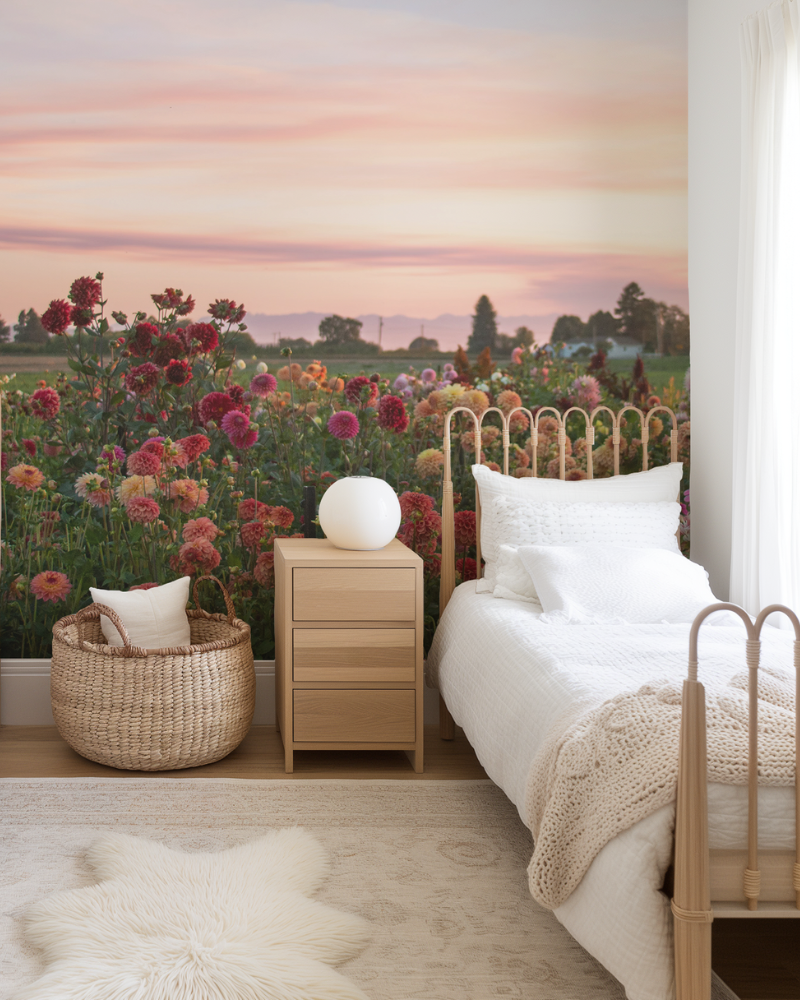 Flower Field Wallpaper Mural