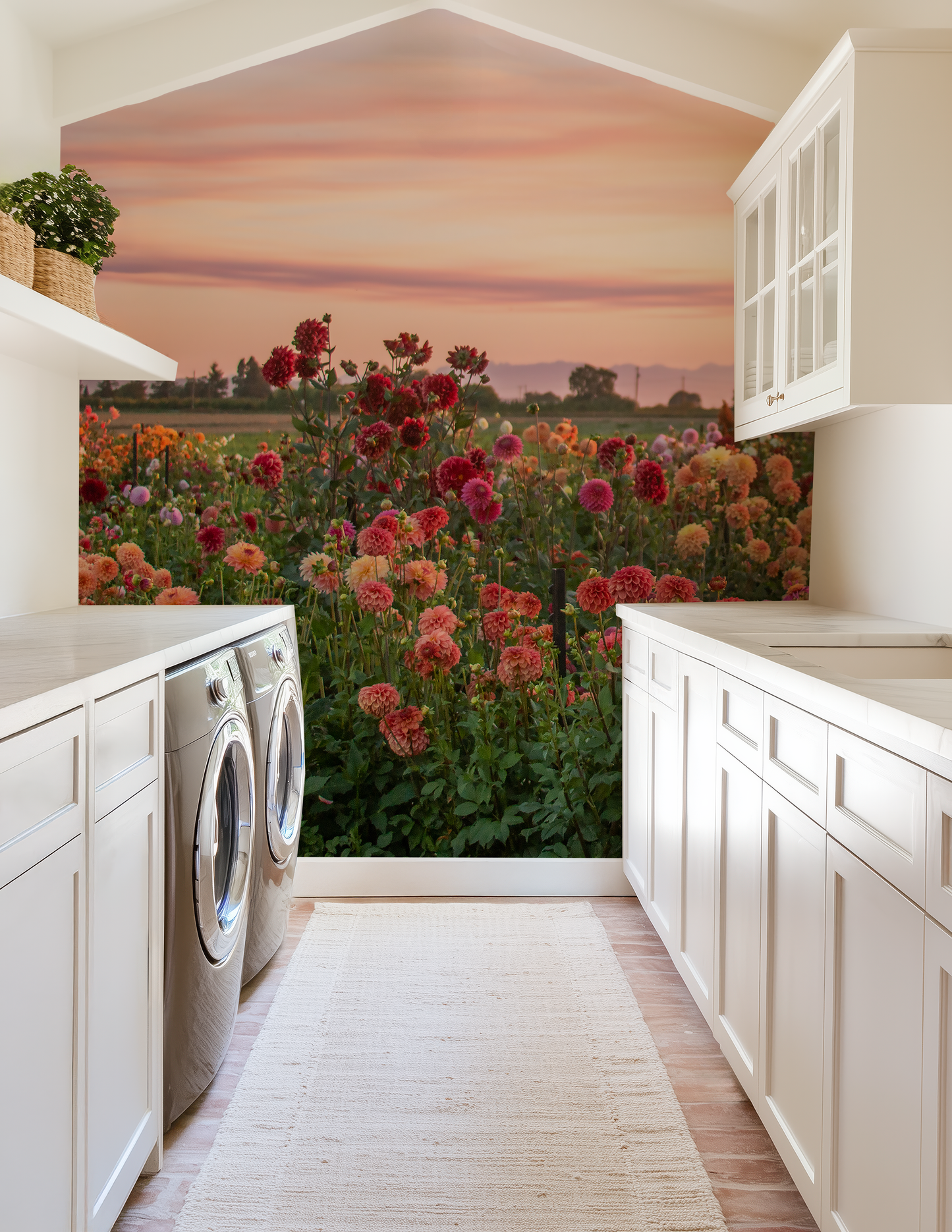 Flower Field Wallpaper Mural