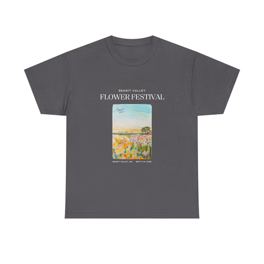 Skagit Valley Flower Festival T-Shirt Charcoal