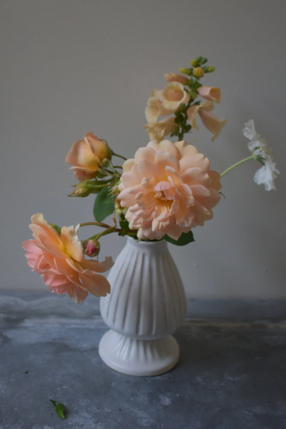 Mini Footed Carved Vase