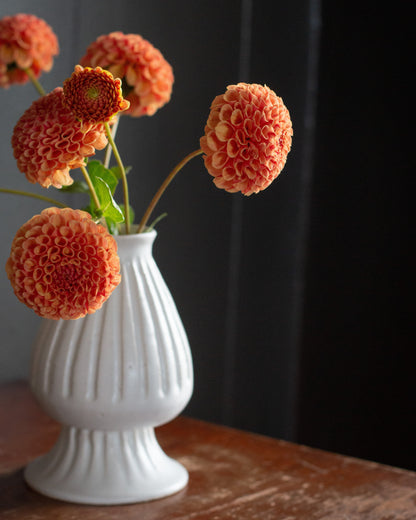 Mini Footed Carved Vase